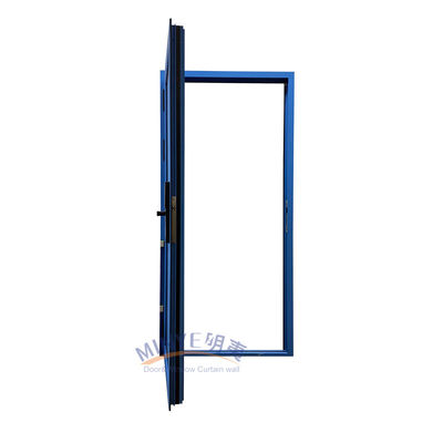 Porte d'entrée en alliage d'aluminium de design français parfaite pour la maison ou les affaires