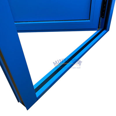 Porte d'entrée en alliage d'aluminium de design français parfaite pour la maison ou les affaires