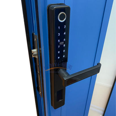 Porte d'entrée en alliage d'aluminium de design français parfaite pour la maison ou les affaires