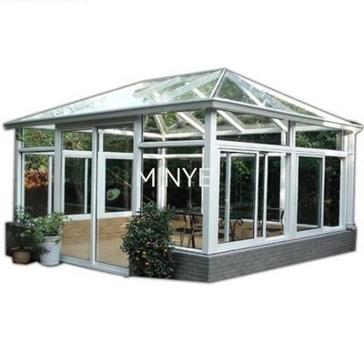 Profitez de l'extérieur dans le confort avec la chambre solaire Glass House Aluminium Alloy Matériel cadre