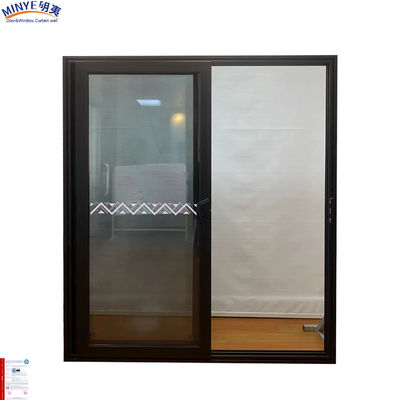 Porte à l'intérieur en verre coulissant en aluminium Porte française pour la maison Design empilable et postmoderne