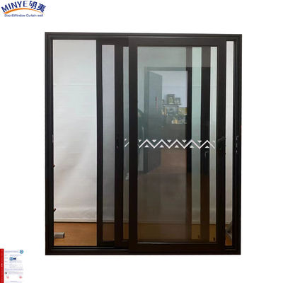 Porte à l'intérieur en verre coulissant en aluminium Porte française pour la maison Design empilable et postmoderne