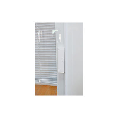 Fenêtre coulissante en aluminium imperméable à l'eau avec bande divisrice interne et double verre trempé