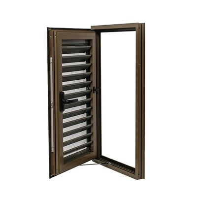 Taille personnalisée Fermeture de porte en verre en aluminium à manœuvre manuelle en couleur personnalisée
