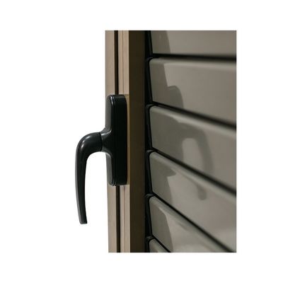 Taille personnalisée Fermeture de porte en verre en aluminium à manœuvre manuelle en couleur personnalisée
