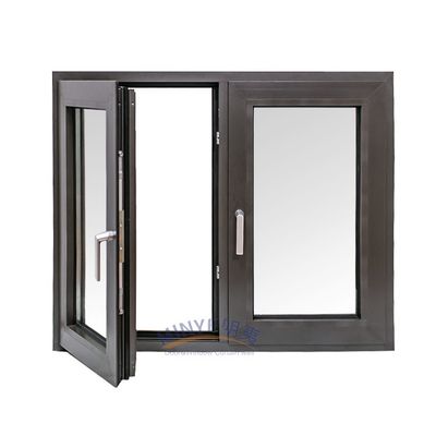 1Épaisseur de profil de.4 mm Casement de fenêtre Design durable et fonctionnel pour le supermarché