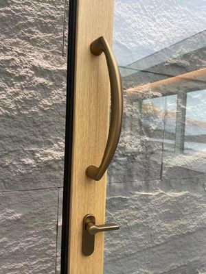 Surface finie Porte coulissante en verre en aluminium pour bureau français pour l' extérieur à prix abordable