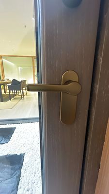 Surface finie Porte coulissante en verre en aluminium pour bureau français pour l' extérieur à prix abordable