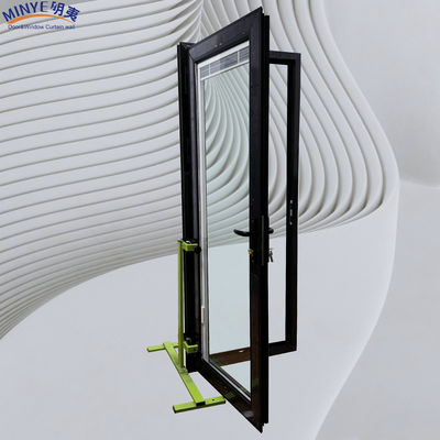 Taille personnalisée Porte d'entrée frontale d'aluminium à l'intérieur