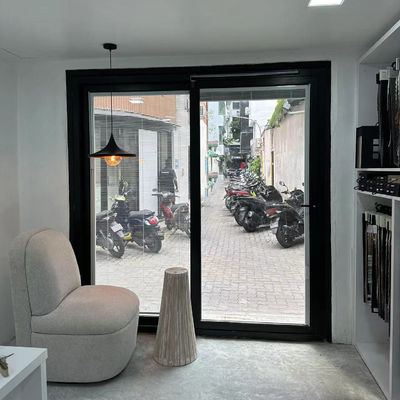 Porte à empilement étanche à l'eau pour la maison patio conception isolant thermique insonorisé économiser l'énergie