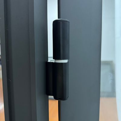 Matériau de filetage d'écran en fibre de verre Porte pivotante en verre Boutique de villa Solution de design graphique