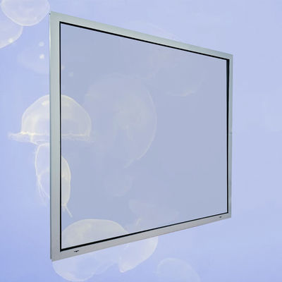 Cadre d'aluminium double verre trempé fenêtre de photo noire pour la promotion des produits
