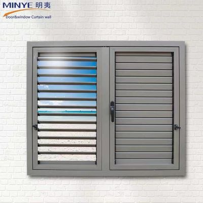 Écran pliable Louvre Volets en aluminium non thermiquement rompus