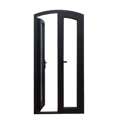 Couleur personnalisée Porte de coffrage d'entrée avant pour la maison et le commerce en alliage d'aluminium
