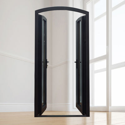 Couleur personnalisée Porte de coffrage d'entrée avant pour la maison et le commerce en alliage d'aluminium