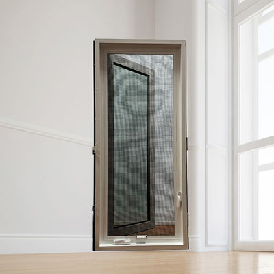 Fenêtre de châssis américain noir et blanc avec cadre en alliage d'aluminium personnalisable OEM