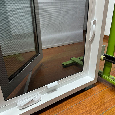 Fenêtre de châssis américain noir et blanc avec cadre en alliage d'aluminium personnalisable OEM