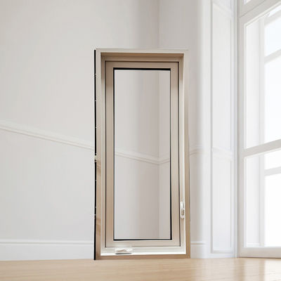Fenêtre de châssis américain noir et blanc avec cadre en alliage d'aluminium personnalisable OEM