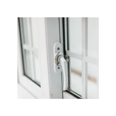 Grilles à fenêtres à double vitrage en PVC coulissante intégrées en verre pour une maintenance facile