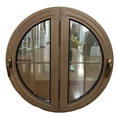 Bonne résistance à la corrosion fenêtre à carénage rond en aluminium avec une grande résistance et style