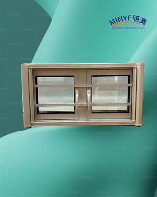 Chambre thermique fenêtre en aluminium avec une bonne résistance au vent et double verre
