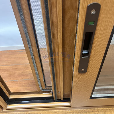 Fenêtre coulissante en aluminium haute résistance et bonne résistance au vent avec conception personnalisée
