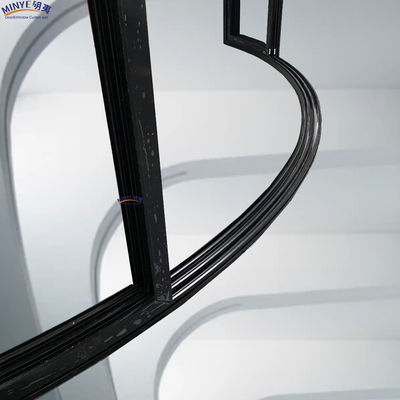 Porte coulissante en aluminium de bureau à domicile de design moderne avec bon scellement et haute résistance