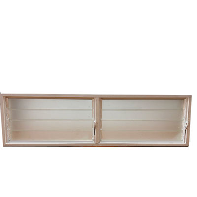 fenêtre de volet en verre en aluminium de conception moderne pour résistance à la corrosion et haute résistance