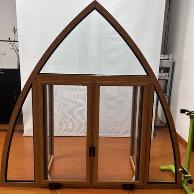 Bonne étanchéité fenêtre à carreaux de style européen avec isolation thermique et taille personnalisée