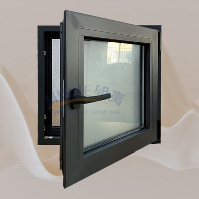 Fermeture thermique de fenêtre à inclinaison en aluminium personnalisée pour une résistance élevée et un bon scellement
