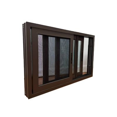 fenêtre coulissante en aluminium de conception moderne et haute résistance pour lutter contre les insectes