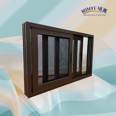 fenêtre coulissante en aluminium de conception moderne et haute résistance pour lutter contre les insectes