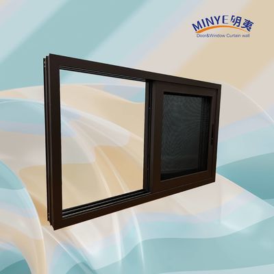 fenêtre coulissante en aluminium de conception moderne et haute résistance pour lutter contre les insectes