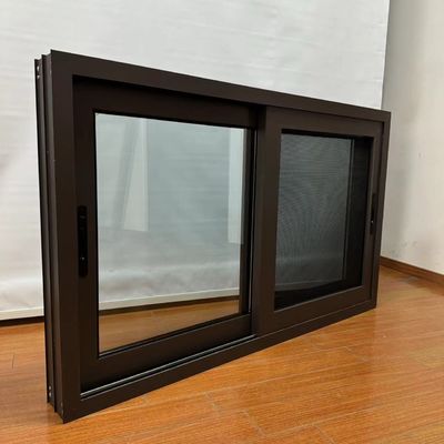 fenêtre coulissante en aluminium de conception moderne et haute résistance pour lutter contre les insectes