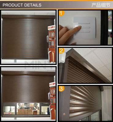 Fonction étanche à l'air Verticale ouverture de la porte d'entrepôt en alliage d'aluminium pour le stockage