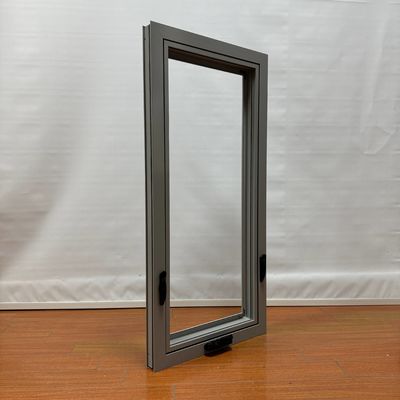 Fenêtre à auvents en aluminium de taille personnalisée avec bonne isolation acoustique et haute résistance