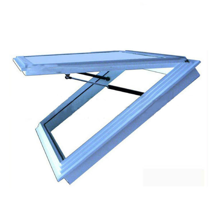 Lumière de toit en verre en aluminium de style moderne avec taille personnalisée et certification ISO9001