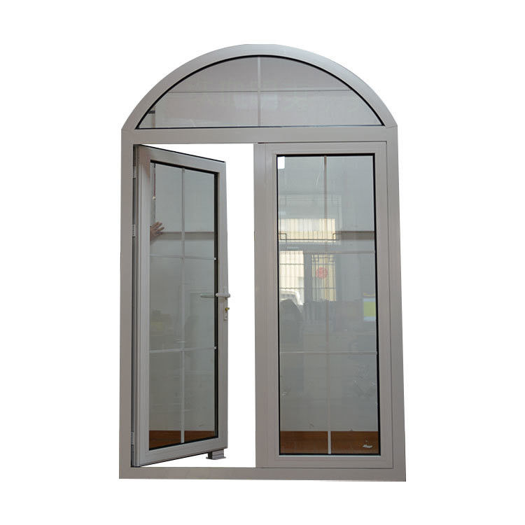 Porte pivotante en aluminium extérieur avec une épaisseur de profil de 2,0 mm et une spécification en verre de 5 mm à 12 mm
