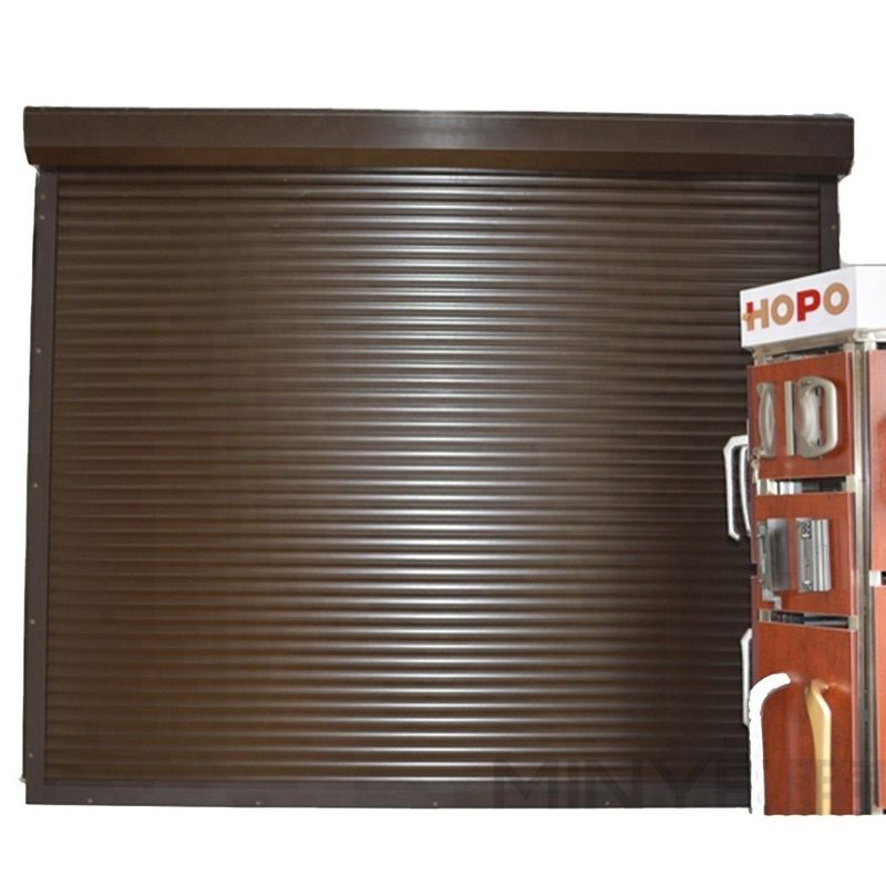 Solution commerciale d'ombrage Porte en aluminium volets roulants Porte pour espaces de salon