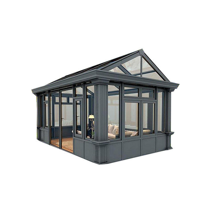 Chambres de soleil Chambres en verre alliage d'aluminium accessoires en verre pour le jardin d'hiver à Shanghai
