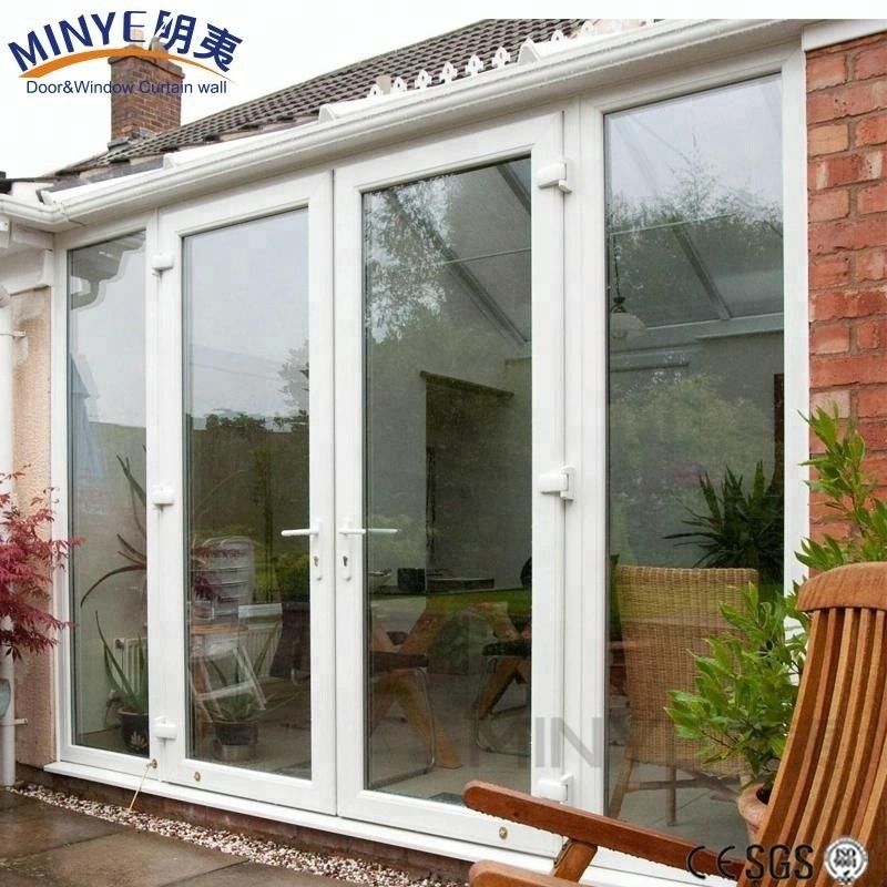 Le design de la porte principale de la maison du Kerala Vinyl Frame Porte en UPVC avec vitre et caractéristique imperméable à l'eau