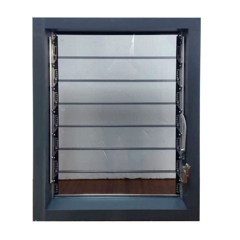 Couleurs personnalisées Exterieur Louvers en aluminium volets de fenêtre volets de vitre Lamelle manuelle