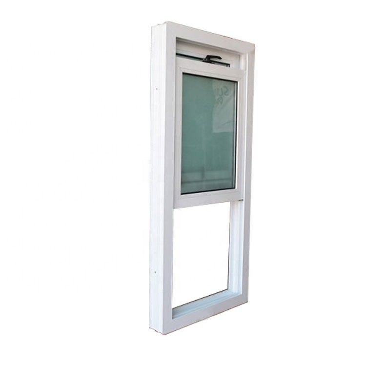 2Épaisseur de profil de 0,0 mm à 2,5 mm fenêtre coulissante verticale en PVC pour installation en cour