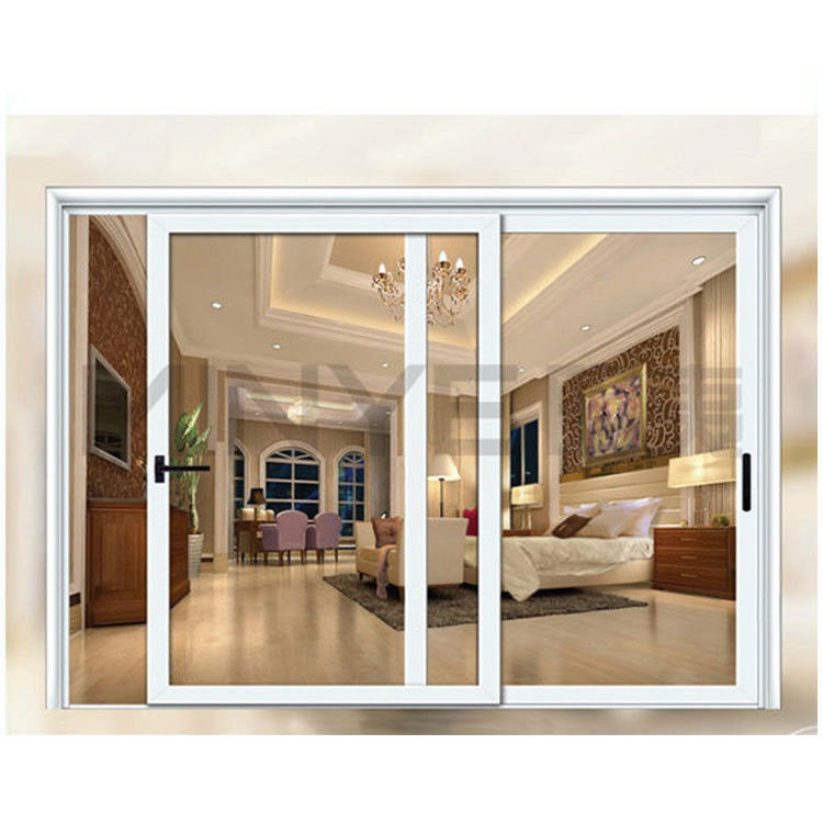 Porte coulissante en PVC en verre unique pour l'isolation acoustique et la résistance au vent aux Philippines