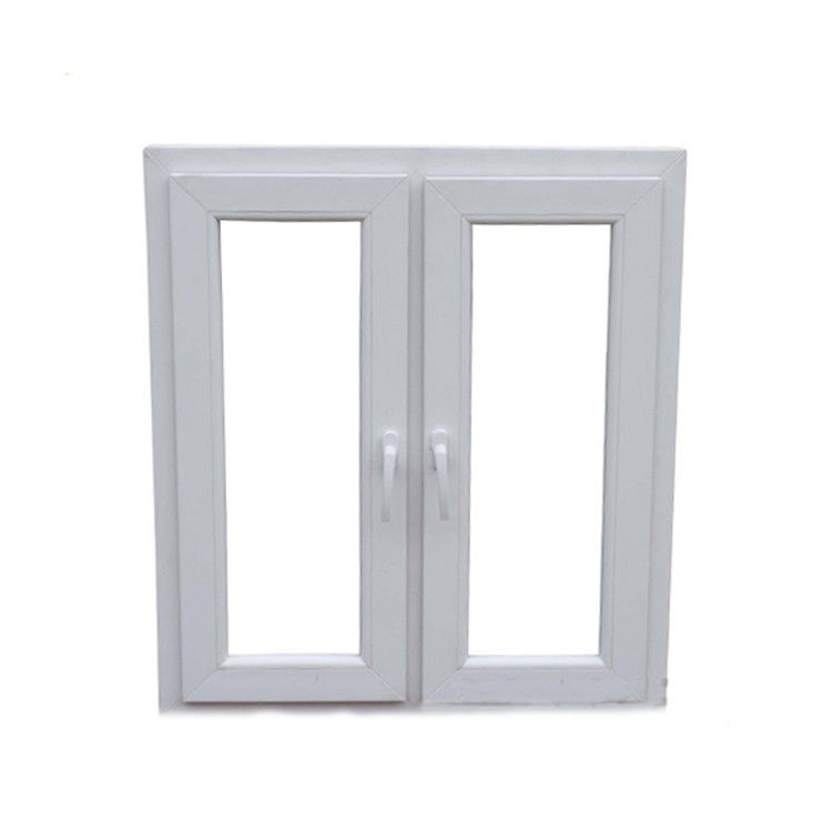 Conception de fenêtres en caoutchouc/pvc pour toilettes Résistance au vent 3500pa Swing Open Style