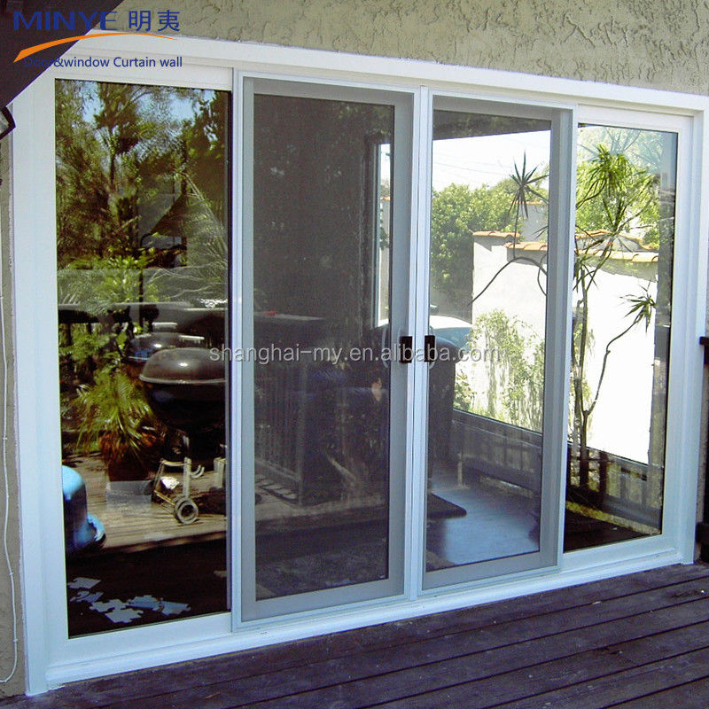 Porte de patio en verre coulissant pour villas