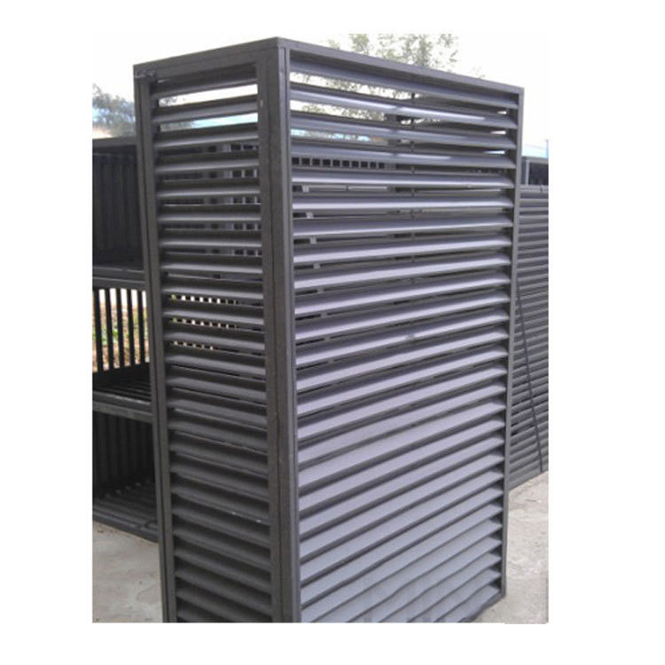 Cadre en aluminium 6063-T5 Fermeture de plantation fixe pour les louves de beauté et de sécurité