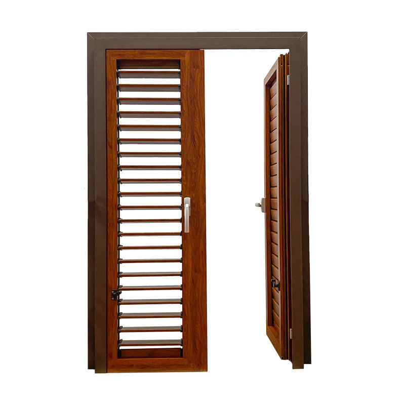 Des portes en aluminium à carénage de conception avec taille de louve personnalisée et finition en poudre