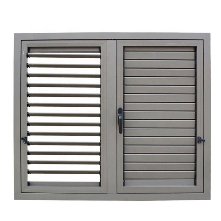 Taille personnalisée Rideaux et volets de plantation à l'intérieur Manches de profilé de fenêtre en aluminium
