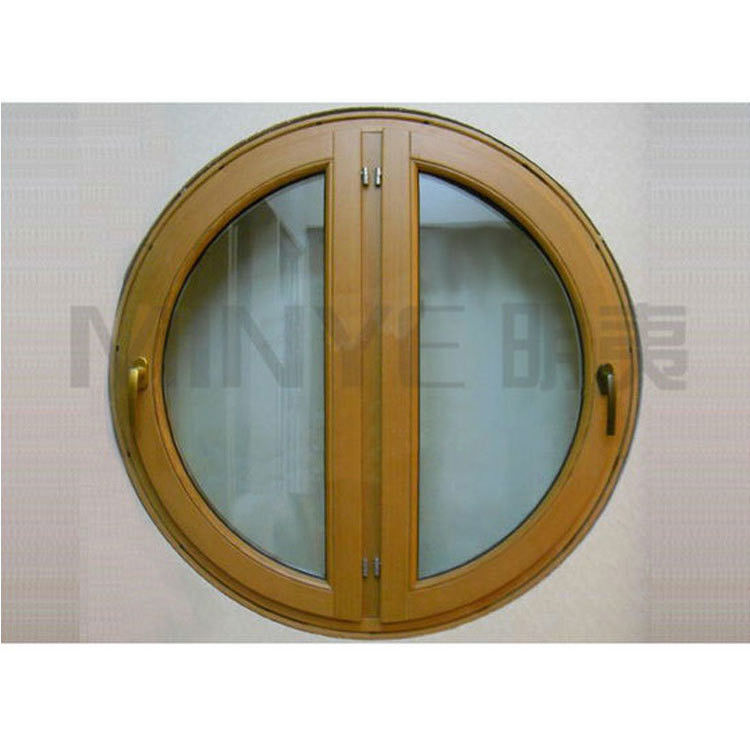 5 mm-12 mm vitre en forme de cercle en double panneau balançant la fenêtre ronde fenêtre encastrée pour le flux d'air et l'esthétique